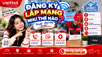 Đăng Ký Lắp Mạng Viettel Tại Nhà