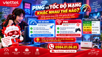 Infographic Ping và Tốc độ Viettel Gaming